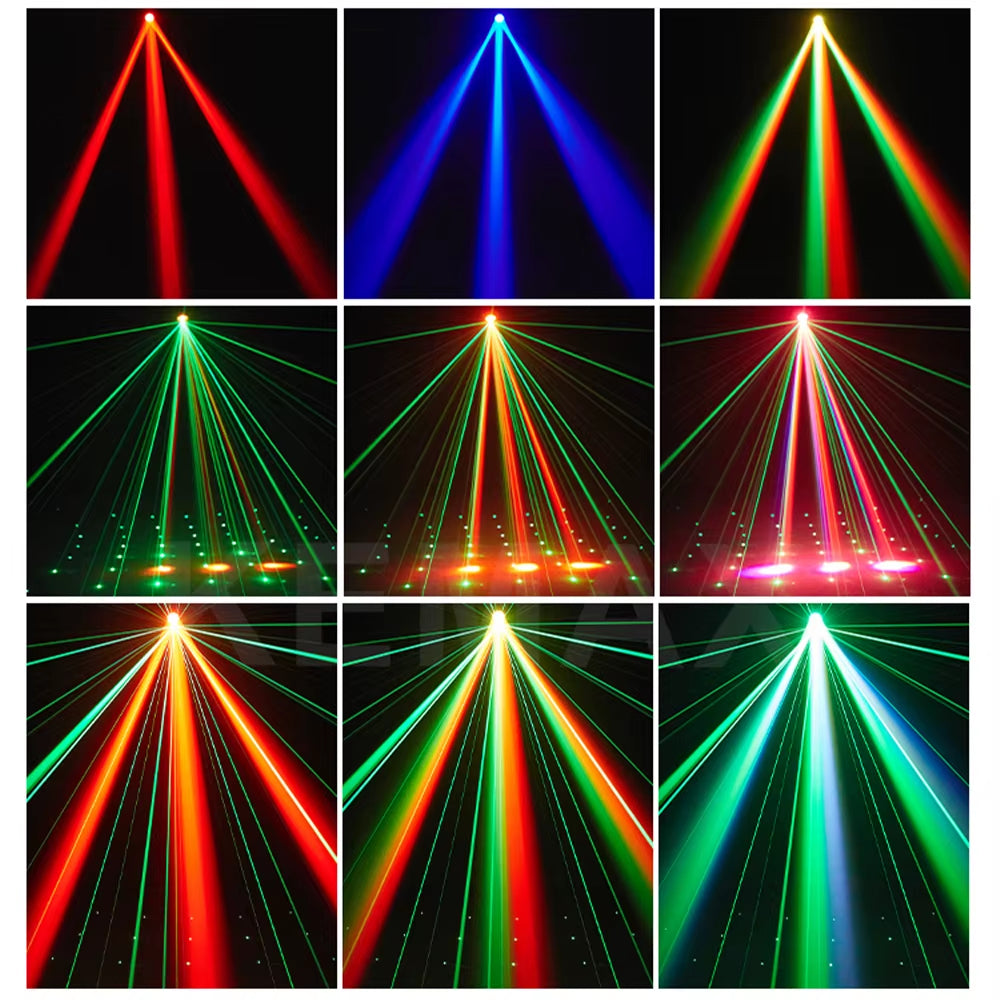 Lyre Beam 32W Mini Moving Head Light - DMX512 RGBW 4-in-1 Strobe for Party, Show, Club